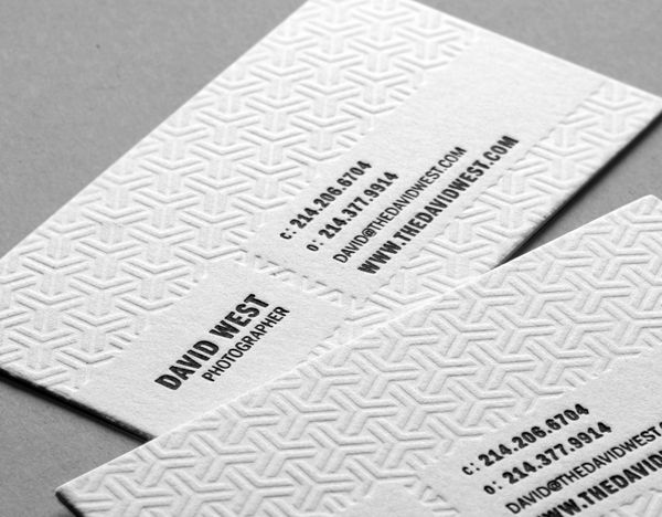 Embossed/Debossed Cards