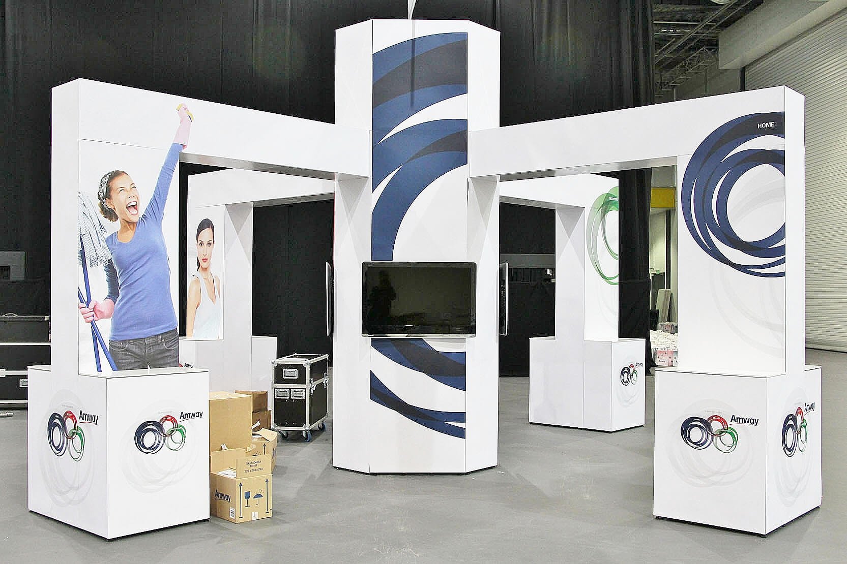 Modular exhibition stands in Qatar