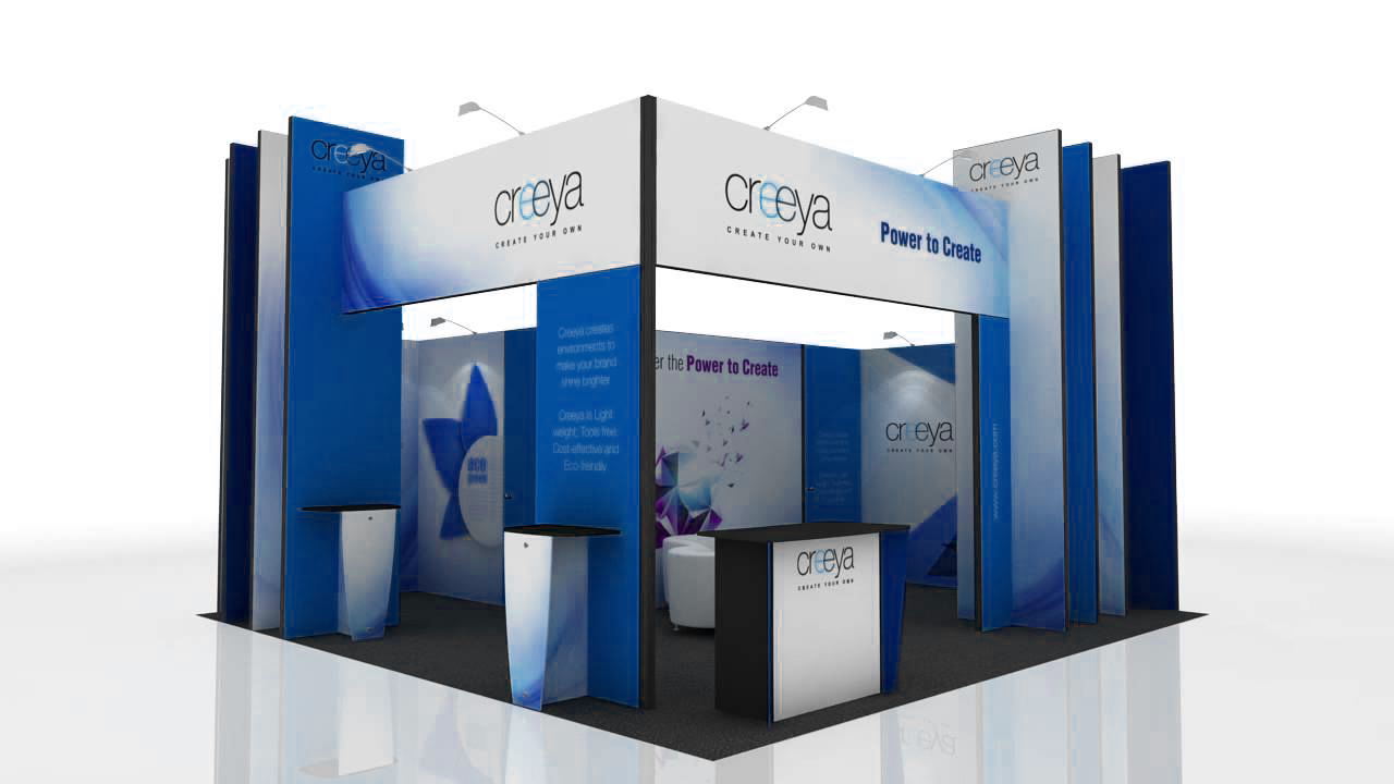 Custom-built exhibition stands in Qatar