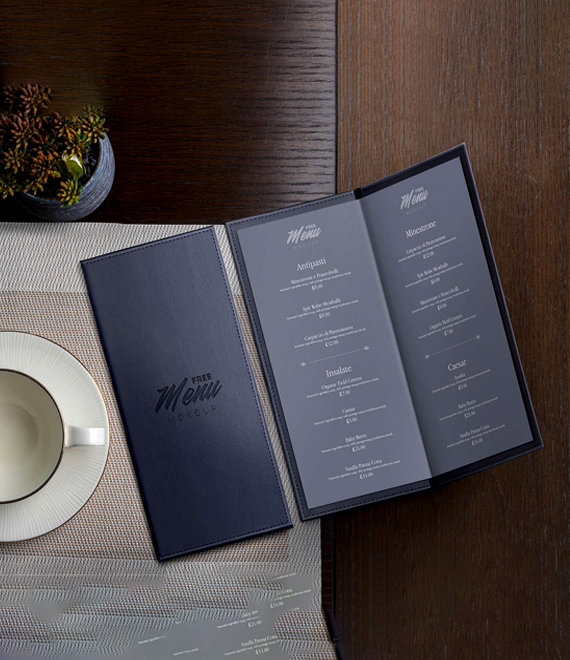 Menu Cards Printing in Qatar